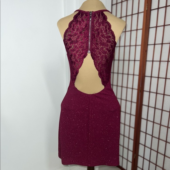 Speechless Lace Back Cocktail Dress - Picture 5 of 7